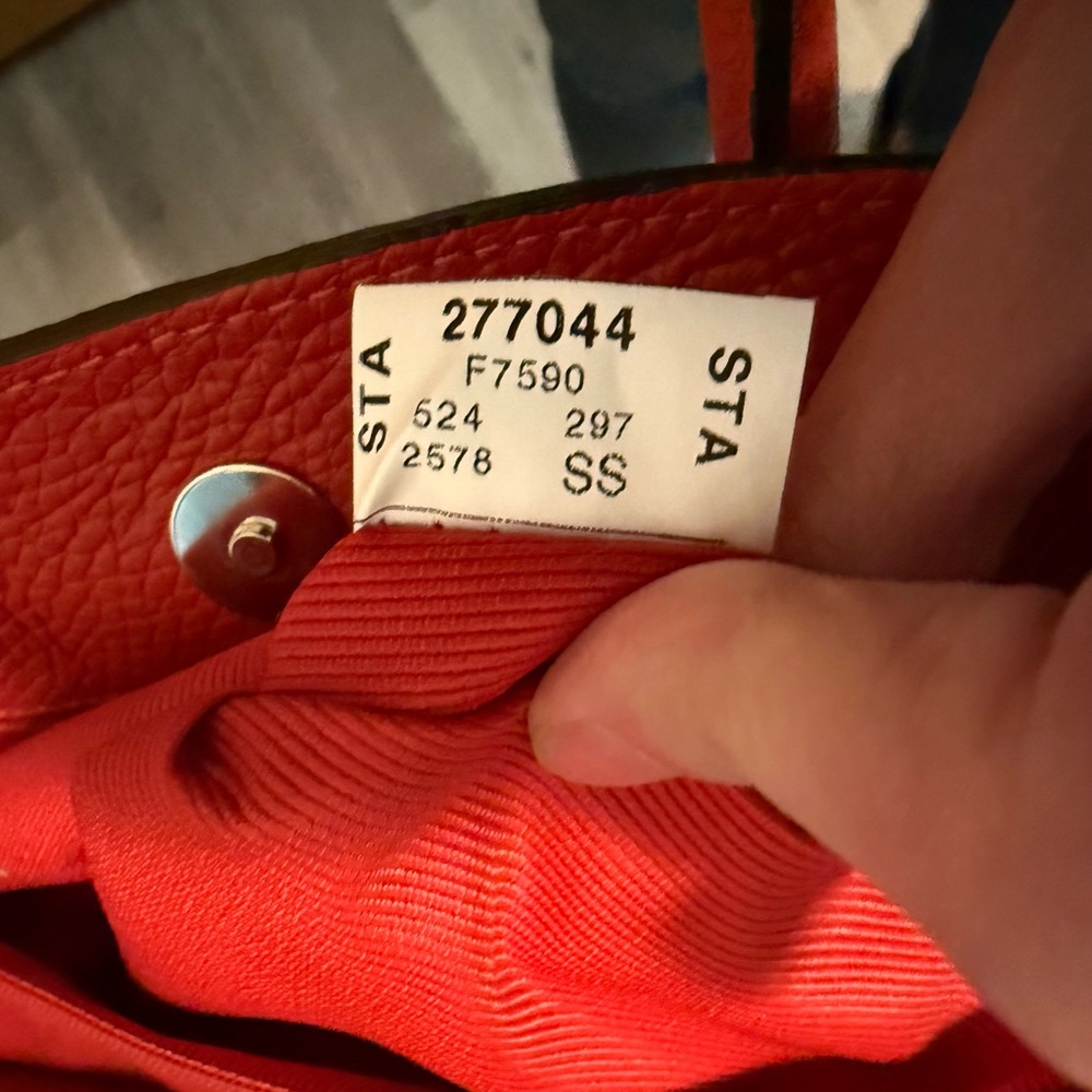 Furla Red Leather Satchel Bag - Picture 13 of 14